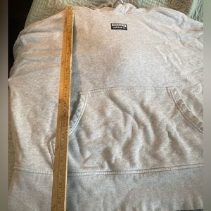 adidas hoodie cropped light grey gray vintage baggy oversized sweatshirt shirt